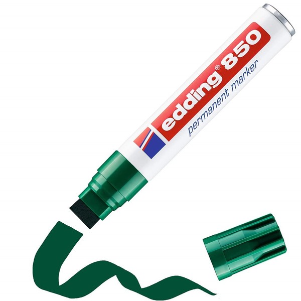 edding 850 permanent marker - green - 1 pen -
