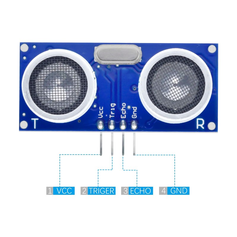 APKLVSR Ultrasonic Module, Ultrasonic Sensor Module, Rangefinder Sensor for Arduino