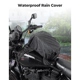 KEMIMOTO Motorcycle Tank Bag with Waterproof Cover, Featuring an 8.27 * 9.06 Inches Touch Screen, Universal Oxford Motorcycle Gas Tank Bag for Most Harley Honda Suzuki Yamaha Kawasaki motorcycles