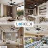 LOFIKEDI Ceiling Fan with Light, 60 Inch Ceiling Fan with
