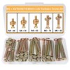 Crib Screws Hardware Replacement Kit -25 Set M6x40mm/50mm/60mm/70mm/80mm Hex Drive