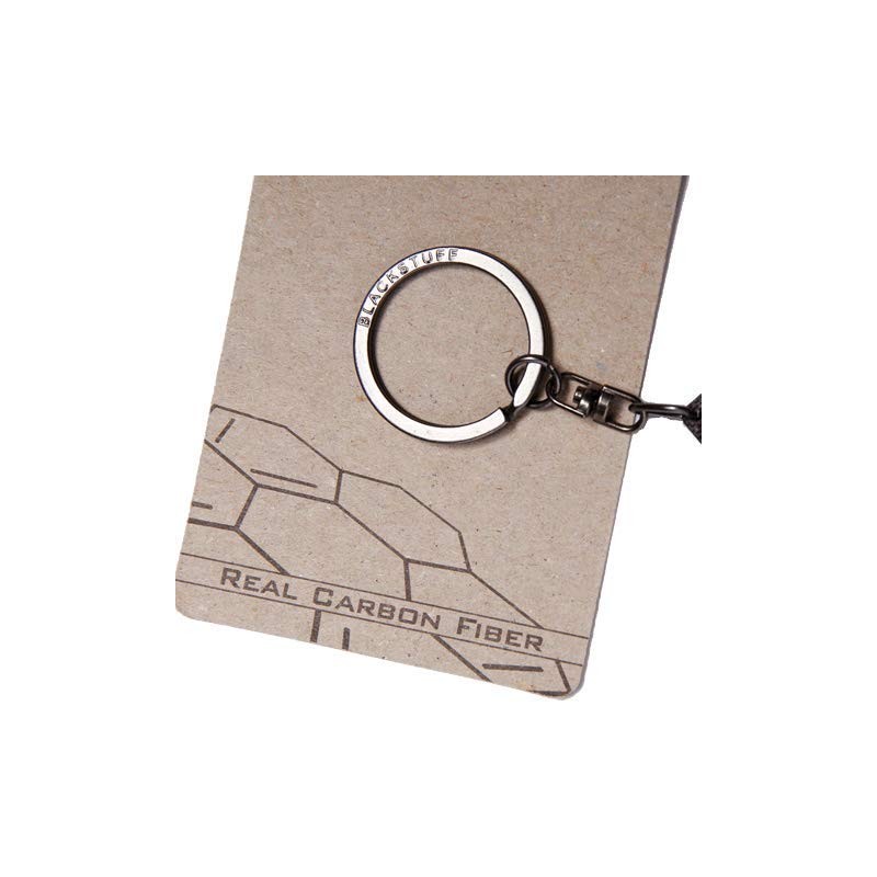 BlackStuff Carbon Fibre Keyring Compatible with A6 S6 RS6 C6