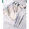 BOBOZHONG Cuticle pusher, cuticle pusher, 2 pieces, nail pusher, cuticle