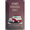 vianmo Blechschild 18x12 cm Kombi parking only Auto Deko Geschenk