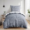 RUIKASI Bed Linen 155 x 220 cm 2-Piece Grey -