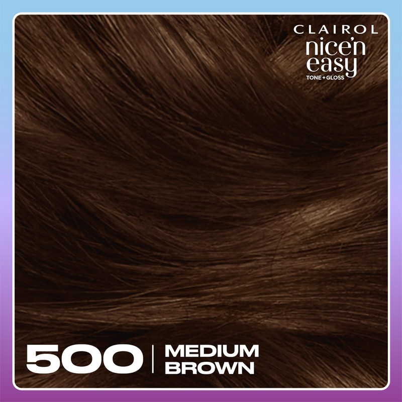 Clairol Nice'n Easy Tone+Gloss Semi Permanent Hair Dye - 500/765