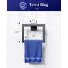 Kitsure 5-Pieces Bathroom Hardware Accessories Set, Rustproof Towel Racks for