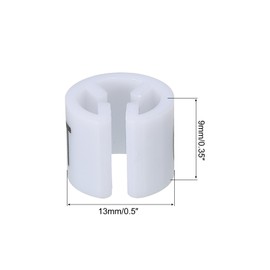 MECCANIXITY Clothes Hanger Marker (6T, White) Colored Hanger Sizer Garment Markers Tag, Pack of 150