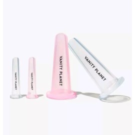 Vanity Planet Silicone Cupping Set For Face 4 Piece Set W/ Bag - Sealed  $35 RV
