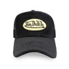 Von Dutch Velvet Trucker Hat with Adjustable Snapback - Color: