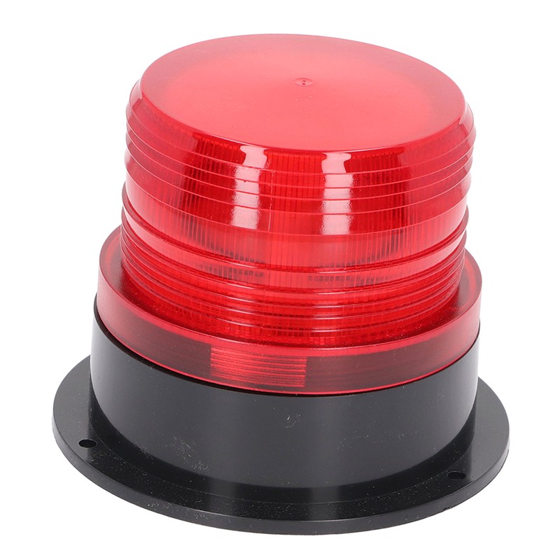Round Red Warning Light Industrial Emergency LED Rotating Strobe Beacon