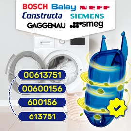 Lamp Cover Dryer with Original Code 00613751 613751 for Bosch for Siemens - Made in EU - Warranty 10 Years - MONTERAL