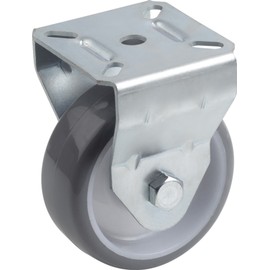 Meister 802910 Fixed Castor Polyurethane, Roller Bearing Diameter 75 mm, 70 x 59 mm