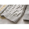 MODNTOGA Toddler Baby Boys Girls Knit Sweaters Cable Turtleneck High