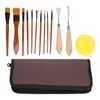 Oil Paint Brush Set Hand Tempered Ergonomic Handle Paint Brush