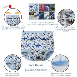 Joyo roy Potty Training Nappy Pants Boys Potty Training Pants Reusable Training Pants Toilet Training Pants Toddler Training Pants Toilet Training Cloth Nappies Baby Nappies Boys 4T