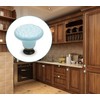 Seimneire 12pcs Sky Blue Cabinet Knobs, Retro Ceramic Dresser Knobs,