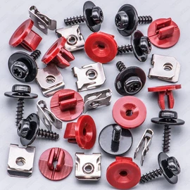 Rexka 10 Sets T30 Engine Splash Shield Guard Undertray Cover Screws Bolt Nut Clip Kit Compatible with Ford Focus Fusion Escape Explorer C-Max Transit Connect Lincoln MKC - one T30 Screwdriver