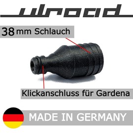 ULROAD Adapter 38 mm for Gardena 1/2 Inch for Pool Hose Garden Hose Connection Click System