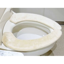 Kokubo KSN-023 Toilet Seat Petapon Fluffy Toilet Seat Boa Type 1 Pair Beige