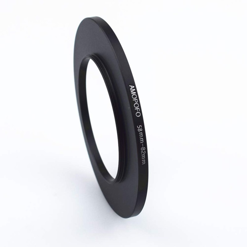 58 mm to 82 mm metal filter ring, 58-82 mm