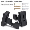 TOBWOLF 2PCS Hockey Stick Display Case, Hockey Stick Hanger Holder,