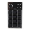Programmable Macro Keyboard 2 Knobs Blue Switch Black 12 Keys