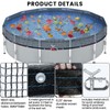 18FT Round Pool Leaf Net Cover for Above Ground Pool