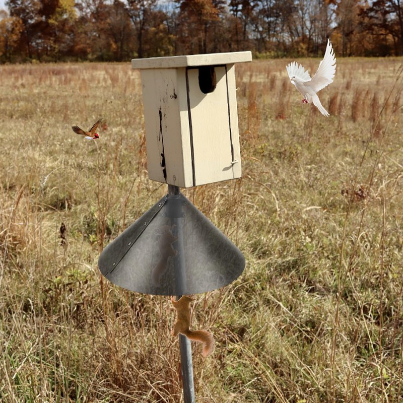 2 Pack Squirrel Baffle Accessory for Bird Feeder Pole and