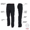 ATG by Wrangler mens Synthetic Utility Pants, Dark Shadow, 34W