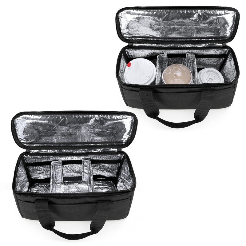 Trunab Drinks Holder Bag Insulated for Drinks 3 Cups, Cup