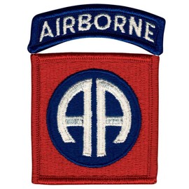 82nd Airborne Division with Airborne Tab AGSU Full Color Patch (Military Issued)-Veteran Owned Business