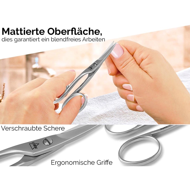 Professional Nail Scissors for Left-Handed Users Stainless Steel Classic Scissors