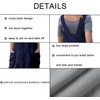 Stomeshle Japanese Aprons Plus Size Smock for Women with Pockets