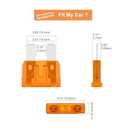 Riseuvo 150pcs Car Automotive Rv Standard Fuses - Auto ATO Blade Fuse Assortment Kit (2A 3A 5A 7.5A 10A 15A 20A 25A 30A 35A)