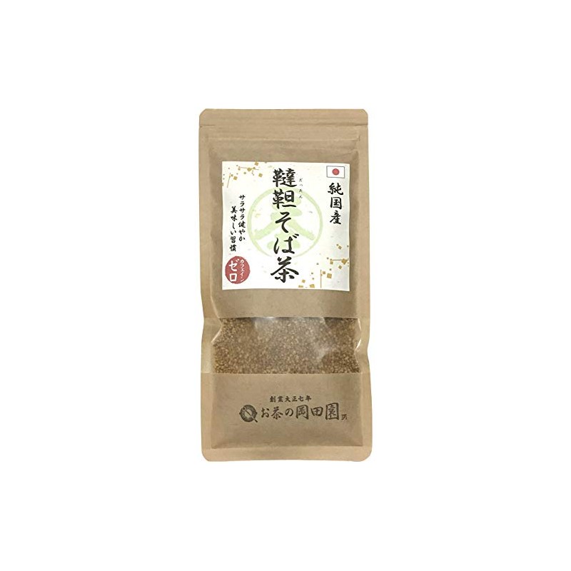 Domestic Soba Tea, Noodle Buckwheat Tea, Additive-Free, Caffeinated, 3.5 oz