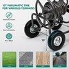 Autodaya Garden Water Hose Reel Cart - 250 ft. Capacity,