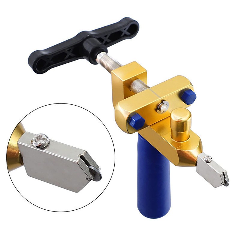 Glass Cutter Tool, 2 in 1 Manual Tile Cutter with