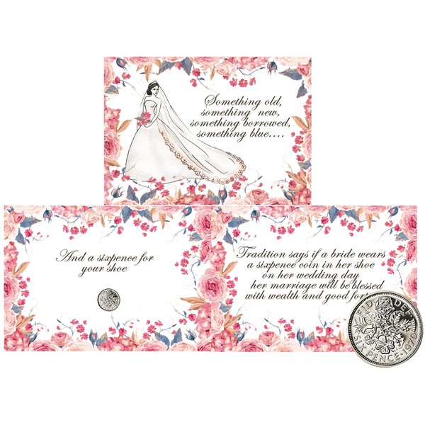 ASVP Shop Authentic Sixpence Coin With Card & Envelope For