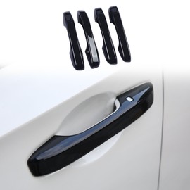 Arcoche Door Handle Cover for Honda 11th Civic Exterior Handle Protection Compatibility with 2022-2025 Civic, 2023-2025 Accord/CR-V/HR-V(Glossy Black)