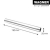 WAGNER Axle - diameter 20 mm x length 190 mm,