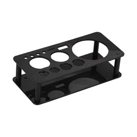 ＫＬＫＣＭＳ Professional Cocktail Shaker Stand, Bartender Kits Storage Stand, Bartending Tool Holder for Bar Cocktail, Black