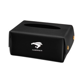 Harrier Car Tissue Case, PU Leather, Premium Design, Car Accessory Case, Seat Back Pockets, Sun Visor, Tissue Storage, Car Tissue Holder, Armrest, Suitable for Home, Car Accessories, Multi-functional