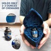 Small Keepsake Cremation Urns for Human Ashes with Velvet Heart