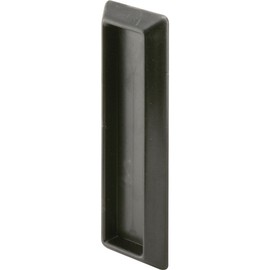 Prime-Line F 2550 Black Plastic, Window Finger Pull, Self-Adhesive (2 Pack)
