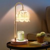 GEEZO Fragrance Candle Warmer Lamp，Electric Candle Warmer with Timer &