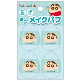 Eye Planning Crayon Shin-chan Mini Makeup Puff 4P Mint K4132A