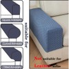 Stretch Armrest Covers,Set of 2 Polyester Fabric Armchair with Twist
