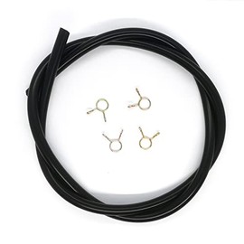 Lakeyulystore 91424-Z4F-801 Fuel Line Hose Replacement GX390 GX110 GX120 GX140 GX160 GX200 Engine EG2500X Generator Parts（3-Feet Long，ID 3/16"）