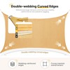 Quictent 20x16ft 185G HDPE Rectangle Sun Shade Sail Canopy 98%